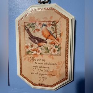 Vintage 1981 Hallmark friendship Plaque